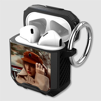 Pastele Taylor Swift All To Well Custom Personalized AirPods Case Shockproof Cover Awesome The Best Smart Protective Cover With Ring AirPods Gen 1 2 3 Pro Black Pink Colors