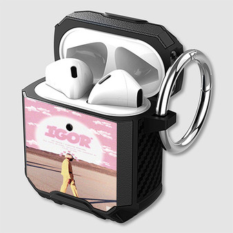 Pastele Tyler the Creator Vote Igor Custom Personalized AirPods Case Shockproof Cover Awesome The Best Smart Protective Cover With Ring AirPods Gen 1 2 3 Pro Black Pink Colors