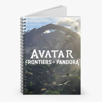 Pastele Avatar Frontiers of Pandora Custom Spiral Notebook Ruled Line Front Cover Awesome Printed Book Notes School Notes Job Schedule Note 90gsm 118 Pages Metal Spiral Notebook