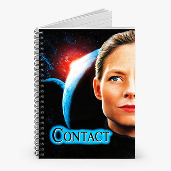 Pastele Contact 1997 Movie Custom Spiral Notebook Ruled Line Front Cover Awesome Printed Book Notes School Notes Job Schedule Note 90gsm 118 Pages Metal Spiral Notebook