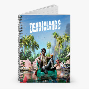 Pastele Dead Island 2 Custom Spiral Notebook Ruled Line Front Cover Awesome Printed Book Notes School Notes Job Schedule Note 90gsm 118 Pages Metal Spiral Notebook