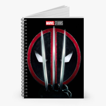 Pastele Deadpool 3 Custom Spiral Notebook Ruled Line Front Cover Awesome Printed Book Notes School Notes Job Schedule Note 90gsm 118 Pages Metal Spiral Notebook
