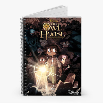 Pastele Disney The Owl House Custom Spiral Notebook Ruled Line Front Cover Awesome Printed Book Notes School Notes Job Schedule Note 90gsm 118 Pages Metal Spiral Notebook