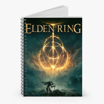 Pastele Elden Ring Custom Spiral Notebook Ruled Line Front Cover Awesome Printed Book Notes School Notes Job Schedule Note 90gsm 118 Pages Metal Spiral Notebook