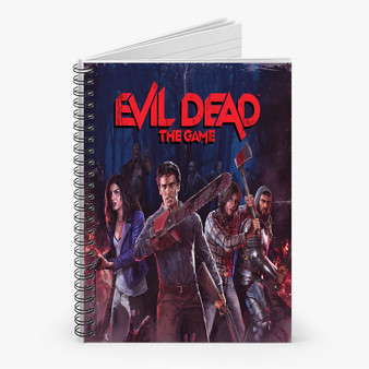 Pastele Evil Dead The Game Custom Spiral Notebook Ruled Line Front Cover Awesome Printed Book Notes School Notes Job Schedule Note 90gsm 118 Pages Metal Spiral Notebook
