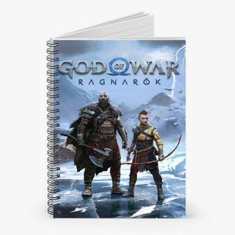 Pastele God of War Ragnar k Custom Spiral Notebook Ruled Line Front Cover Awesome Printed Book Notes School Notes Job Schedule Note 90gsm 118 Pages Metal Spiral Notebook