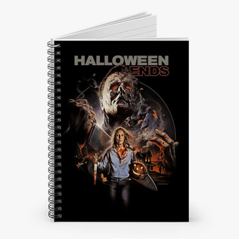 Pastele Halloween Ends 2 Custom Spiral Notebook Ruled Line Front Cover Awesome Printed Book Notes School Notes Job Schedule Note 90gsm 118 Pages Metal Spiral Notebook