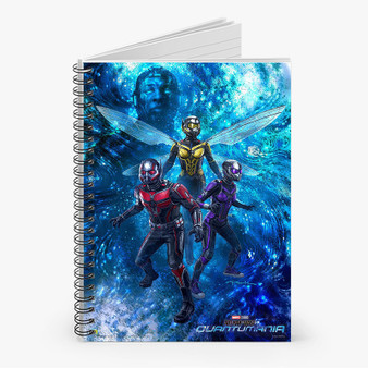 Pastele Marvel Ant Man and The Wasp Quantumania Custom Spiral Notebook Ruled Line Front Cover Awesome Printed Book Notes School Notes Job Schedule Note 90gsm 118 Pages Metal Spiral Notebook