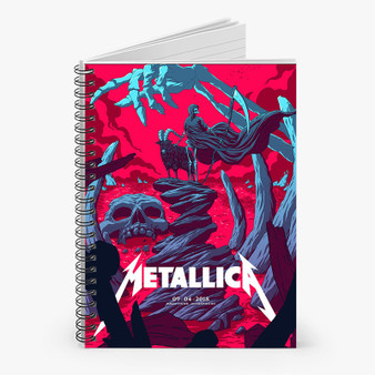 Pastele Metallica Minneapolis Custom Spiral Notebook Ruled Line Front Cover Awesome Printed Book Notes School Notes Job Schedule Note 90gsm 118 Pages Metal Spiral Notebook