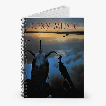 Pastele Roxy Music Tour 3 Custom Spiral Notebook Ruled Line Front Cover Awesome Printed Book Notes School Notes Job Schedule Note 90gsm 118 Pages Metal Spiral Notebook
