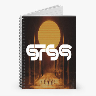 Pastele Sound Tribe Sector 9 Custom Spiral Notebook Ruled Line Front Cover Awesome Printed Book Notes School Notes Job Schedule Note 90gsm 118 Pages Metal Spiral Notebook