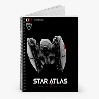 Pastele Star Atlas Custom Spiral Notebook Ruled Line Front Cover Awesome Printed Book Notes School Notes Job Schedule Note 90gsm 118 Pages Metal Spiral Notebook