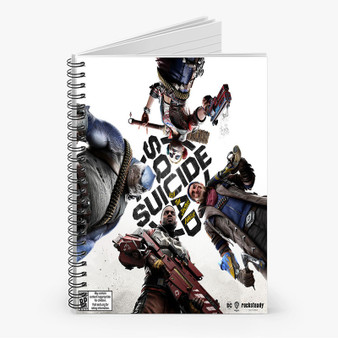Pastele Suicide Squad Kill the Justice League Custom Spiral Notebook Ruled Line Front Cover Awesome Printed Book Notes School Notes Job Schedule Note 90gsm 118 Pages Metal Spiral Notebook