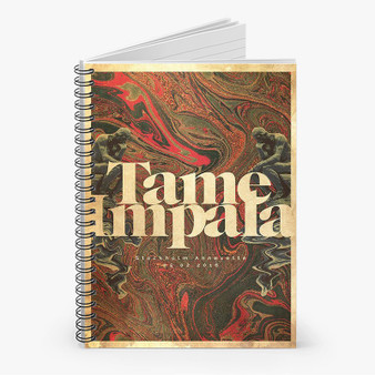 Pastele Tame Impala Custom Spiral Notebook Ruled Line Front Cover Awesome Printed Book Notes School Notes Job Schedule Note 90gsm 118 Pages Metal Spiral Notebook