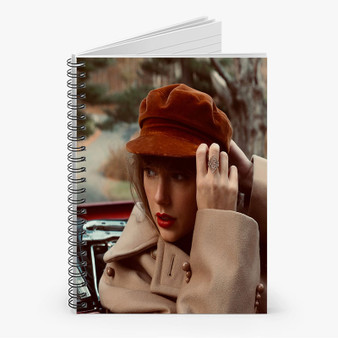 Pastele Taylor Swift All To Well Custom Spiral Notebook Ruled Line Front Cover Awesome Printed Book Notes School Notes Job Schedule Note 90gsm 118 Pages Metal Spiral Notebook
