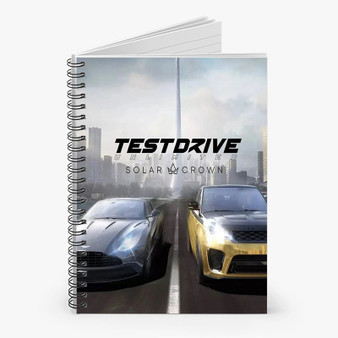 Pastele Test Drive Unlimited Solar Crown Custom Spiral Notebook Ruled Line Front Cover Awesome Printed Book Notes School Notes Job Schedule Note 90gsm 118 Pages Metal Spiral Notebook