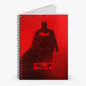 Pastele The Batman Custom Spiral Notebook Ruled Line Front Cover Awesome Printed Book Notes School Notes Job Schedule Note 90gsm 118 Pages Metal Spiral Notebook