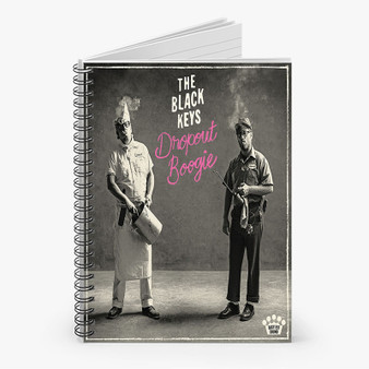 Pastele The Black Keys Dropout Bogie Custom Spiral Notebook Ruled Line Front Cover Awesome Printed Book Notes School Notes Job Schedule Note 90gsm 118 Pages Metal Spiral Notebook