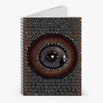 Pastele The Celestial Zoo Custom Spiral Notebook Ruled Line Front Cover Awesome Printed Book Notes School Notes Job Schedule Note 90gsm 118 Pages Metal Spiral Notebook