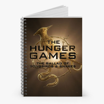 Pastele The Hunger Games The Ballad of Songbirds and Snakes Custom Spiral Notebook Ruled Line Front Cover Awesome Printed Book Notes School Notes Job Schedule Note 90gsm 118 Pages Metal Spiral Notebook