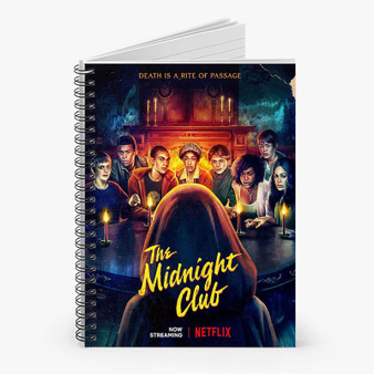 Pastele The Midnight Club Custom Spiral Notebook Ruled Line Front Cover Awesome Printed Book Notes School Notes Job Schedule Note 90gsm 118 Pages Metal Spiral Notebook