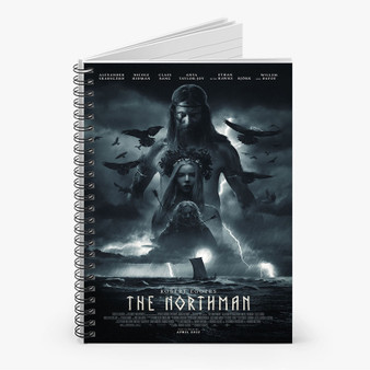 Pastele The Northman 4 Custom Spiral Notebook Ruled Line Front Cover Awesome Printed Book Notes School Notes Job Schedule Note 90gsm 118 Pages Metal Spiral Notebook