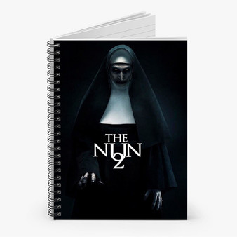 Pastele The Nun 2 Custom Spiral Notebook Ruled Line Front Cover Awesome Printed Book Notes School Notes Job Schedule Note 90gsm 118 Pages Metal Spiral Notebook