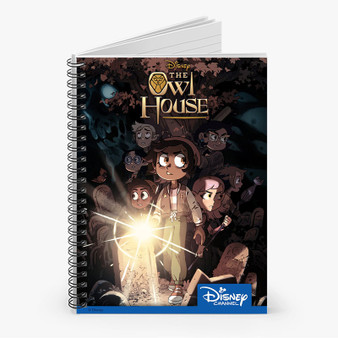 Pastele The Owl House Disney Custom Spiral Notebook Ruled Line Front Cover Awesome Printed Book Notes School Notes Job Schedule Note 90gsm 118 Pages Metal Spiral Notebook