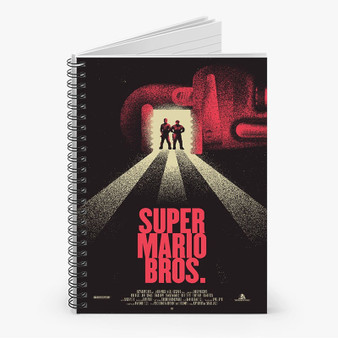 Pastele The Super Mario Bros Movie 2 Custom Spiral Notebook Ruled Line Front Cover Awesome Printed Book Notes School Notes Job Schedule Note 90gsm 118 Pages Metal Spiral Notebook