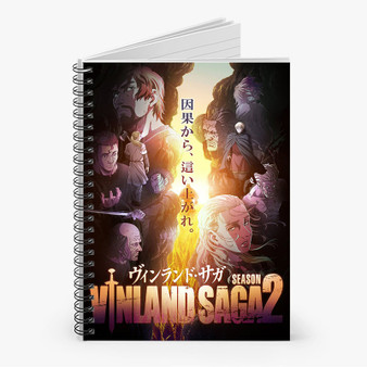 Pastele Vinland Saga Season 2 Custom Spiral Notebook Ruled Line Front Cover Awesome Printed Book Notes School Notes Job Schedule Note 90gsm 118 Pages Metal Spiral Notebook