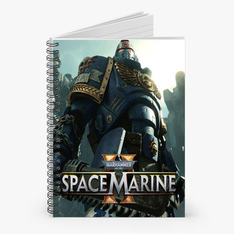 Pastele Warhammer 40 K Space Marine Custom Spiral Notebook Ruled Line Front Cover Awesome Printed Book Notes School Notes Job Schedule Note 90gsm 118 Pages Metal Spiral Notebook