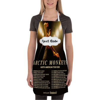 Pastele Arctic Monkeys 2023 Tour Custom Personalized Name Kitchen Apron Awesome With Adjustable Strap and Big Pockets For Cooking Baking Cafe Coffee Barista Cheff Bartender