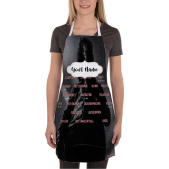 Pastele Brent Faiyaz Wasteland Custom Personalized Name Kitchen Apron Awesome With Adjustable Strap and Big Pockets For Cooking Baking Cafe Coffee Barista Cheff Bartender