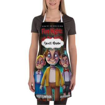 Pastele Five Nights at Freddy s 9 Custom Personalized Name Kitchen Apron Awesome With Adjustable Strap and Big Pockets For Cooking Baking Cafe Coffee Barista Cheff Bartender