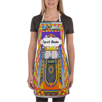 Pastele Gov t Mule Spring Tour 2022 Custom Personalized Name Kitchen Apron Awesome With Adjustable Strap and Big Pockets For Cooking Baking Cafe Coffee Barista Cheff Bartender
