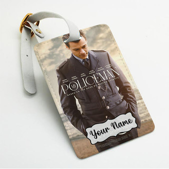 Pastele My Policeman Harry Styles Custom Luggage Tags Personalized Name PU Leather Luggage Tag With Strap Awesome Baggage Hanging Suitcase Bag Tags Name ID Labels Travel Bag Accessories