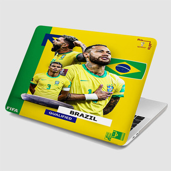 Pastele Brazil World Cup 2022 MacBook Case Custom Personalized Smart Protective Cover Awesome for MacBook MacBook Pro MacBook Pro Touch MacBook Pro Retina MacBook Air Cases Cover