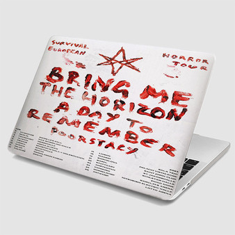 Pastele Bring Me The Horizon Survival Horror European Tour 2023 MacBook Case Custom Personalized Smart Protective Cover Awesome for MacBook MacBook Pro MacBook Pro Touch MacBook Pro Retina MacBook Air Cases Cover