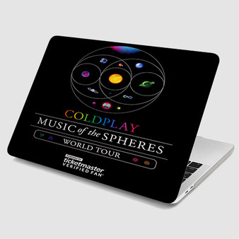 Pastele Coldplay Music of The Spheres Black MacBook Case Custom Personalized Smart Protective Cover Awesome for MacBook MacBook Pro MacBook Pro Touch MacBook Pro Retina MacBook Air Cases Cover