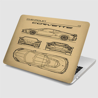 Pastele Corvette C8 MacBook Case Custom Personalized Smart Protective Cover Awesome for MacBook MacBook Pro MacBook Pro Touch MacBook Pro Retina MacBook Air Cases Cover