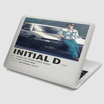 Pastele Initial D Vintage MacBook Case Custom Personalized Smart Protective Cover Awesome for MacBook MacBook Pro MacBook Pro Touch MacBook Pro Retina MacBook Air Cases Cover