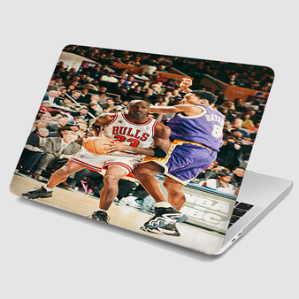 Pastele Kobe Bryant and Michael Jordan MacBook Case Custom Personalized Smart Protective Cover Awesome for MacBook MacBook Pro MacBook Pro Touch MacBook Pro Retina MacBook Air Cases Cover