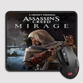 Pastele Assassin s Creed Mirage Custom Mouse Pad Awesome Personalized Printed Computer Mouse Pad Desk Mat PC Computer Laptop Game keyboard Pad Premium Non Slip Rectangle Gaming Mouse Pad