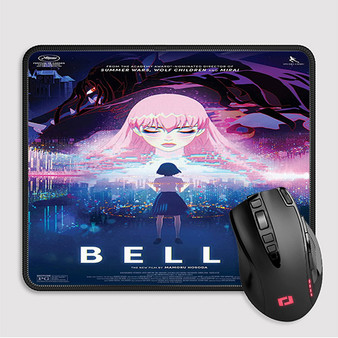 Pastele Belle Movie Custom Mouse Pad Awesome Personalized Printed Computer Mouse Pad Desk Mat PC Computer Laptop Game keyboard Pad Premium Non Slip Rectangle Gaming Mouse Pad