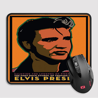 Pastele Elvis Presley Custom Mouse Pad Awesome Personalized Printed Computer Mouse Pad Desk Mat PC Computer Laptop Game keyboard Pad Premium Non Slip Rectangle Gaming Mouse Pad