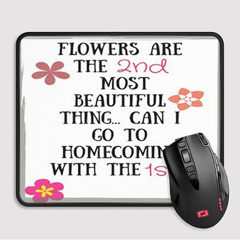 Pastele Flowers Hoco Custom Mouse Pad Awesome Personalized Printed Computer Mouse Pad Desk Mat PC Computer Laptop Game keyboard Pad Premium Non Slip Rectangle Gaming Mouse Pad