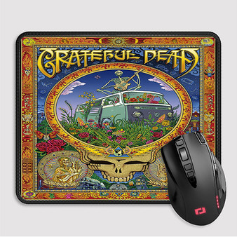 Pastele Grateful Dead Custom Mouse Pad Awesome Personalized Printed Computer Mouse Pad Desk Mat PC Computer Laptop Game keyboard Pad Premium Non Slip Rectangle Gaming Mouse Pad