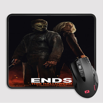 Pastele Halloween Ends Poster Custom Mouse Pad Awesome Personalized Printed Computer Mouse Pad Desk Mat PC Computer Laptop Game keyboard Pad Premium Non Slip Rectangle Gaming Mouse Pad