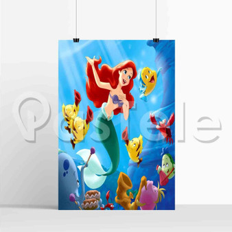 little mermaid New Silk Poster Custom Printed Wall Decor 20 x 13 Inch 24 x 36 Inch