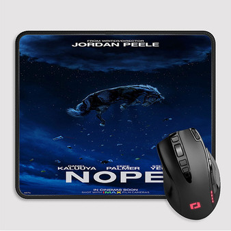 Pastele Nope Movie Custom Mouse Pad Awesome Personalized Printed Computer Mouse Pad Desk Mat PC Computer Laptop Game keyboard Pad Premium Non Slip Rectangle Gaming Mouse Pad